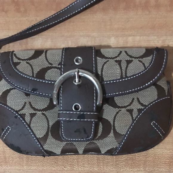 COACH Signature Wristlet Wallet - Picture 5 of 14